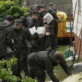 La Pologne (ici près de Wyryki) a essuyé une pluie de drones. KEYSTONE/AP/Czarek Sokolowski